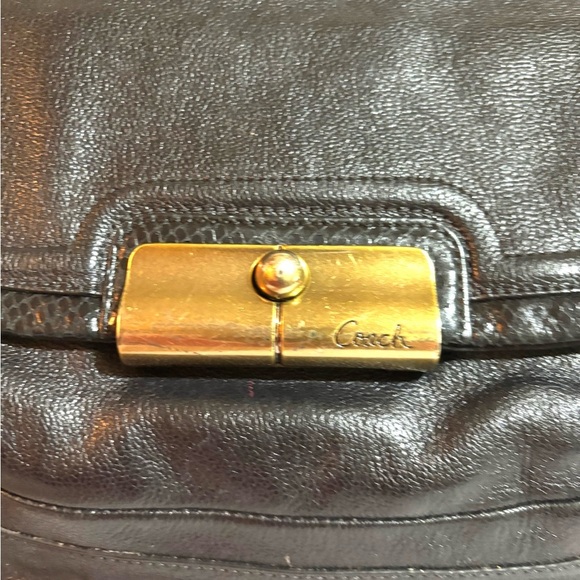 Coach vintage 
Black Leather crossbody Bag - Picture 7 of 13